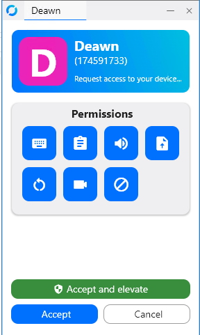 Confirmation Window
