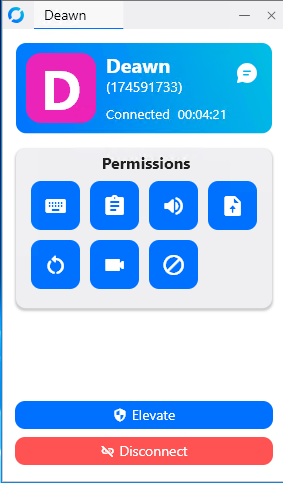 Disconnect Window